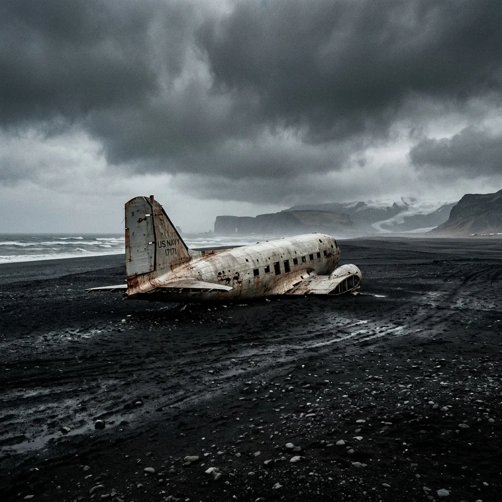 The Frozen Ghost of Sólheimasandur: A Monument to Icelandic Weather