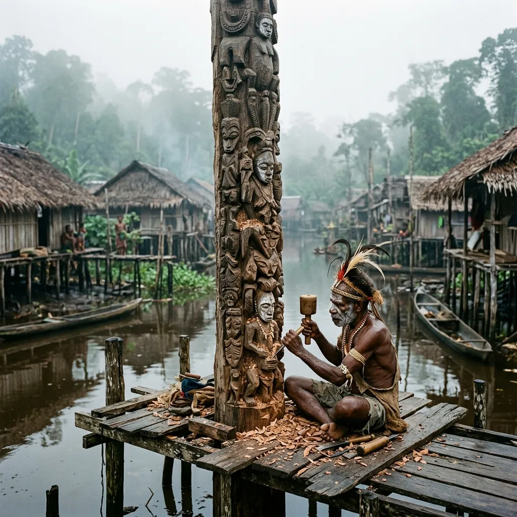 Asmat Woodcarvers: Bis Poles, Artists, and Lost Names