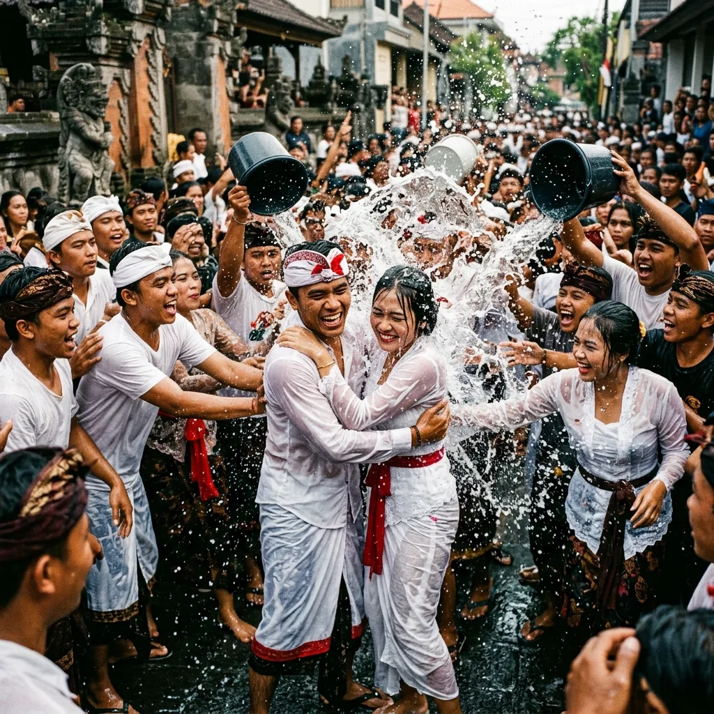 Omed-Omedan: The Misunderstood 'Kissing Ritual' of Sesetan